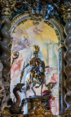 Weltenburg Abbey - St. George and the Dragon