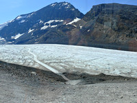 Down onto the glacier