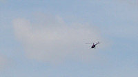 The helicopter we were on yesterday