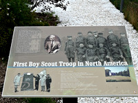 1908, first Boy Scout troup in North America